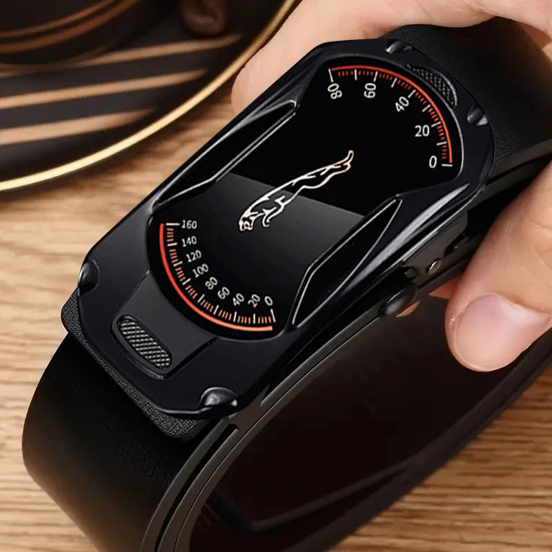 Men's Belt with Automatic Buckle – Premium PU Leather