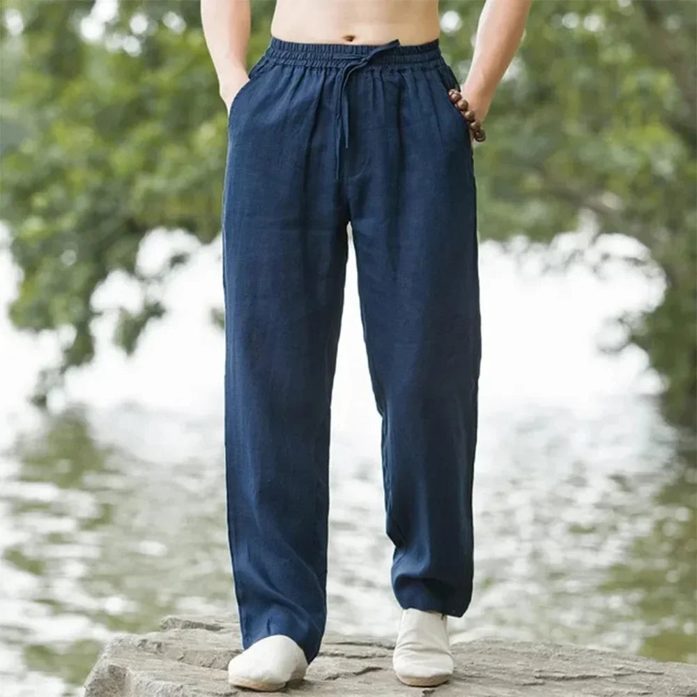Linen and Cotton Jogger Pants – Lightweight and Breathable