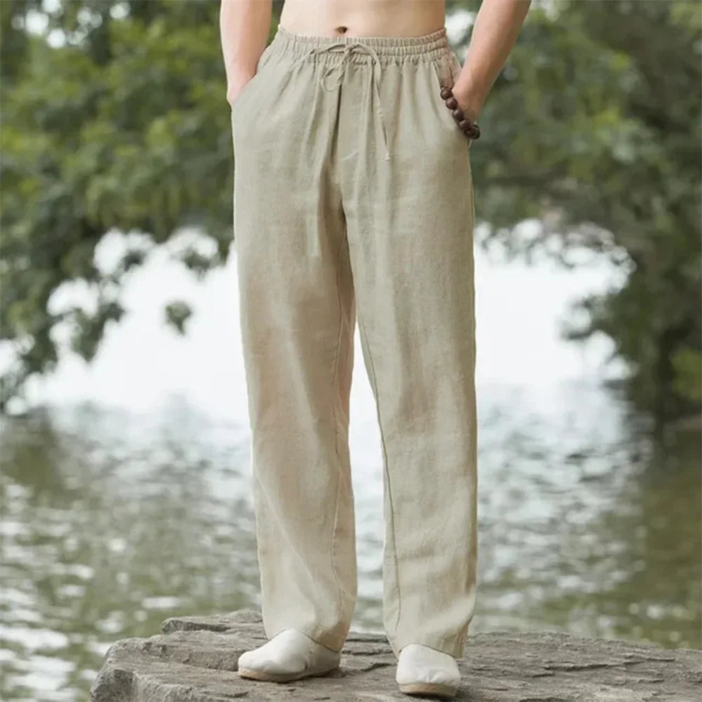 Linen and Cotton Jogger Pants – Lightweight and Breathable