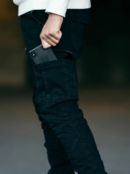 Multi-Pocket Cargo Jeans – Urban Style