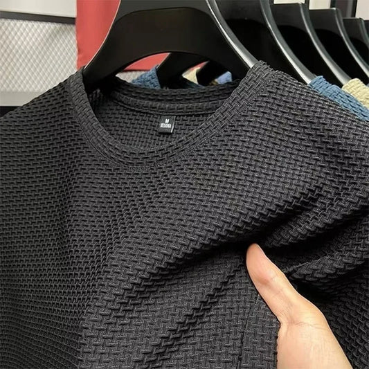 Men's Ice Silk T-Shirt – Cool-Touch, Ultralight for Summer