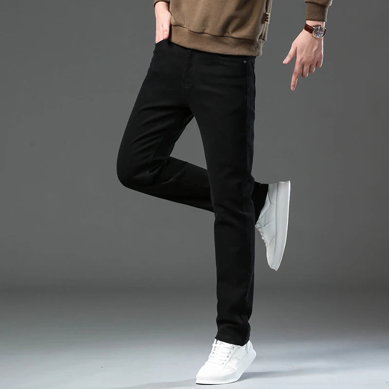 Classic Slim-Fit Jeans – Stretch Cotton