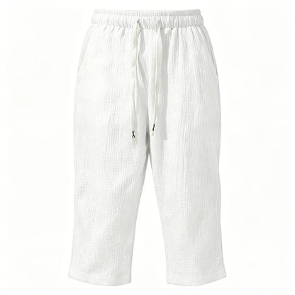 Men's Linen Capri Pants – Lightweight and Cool for Summer