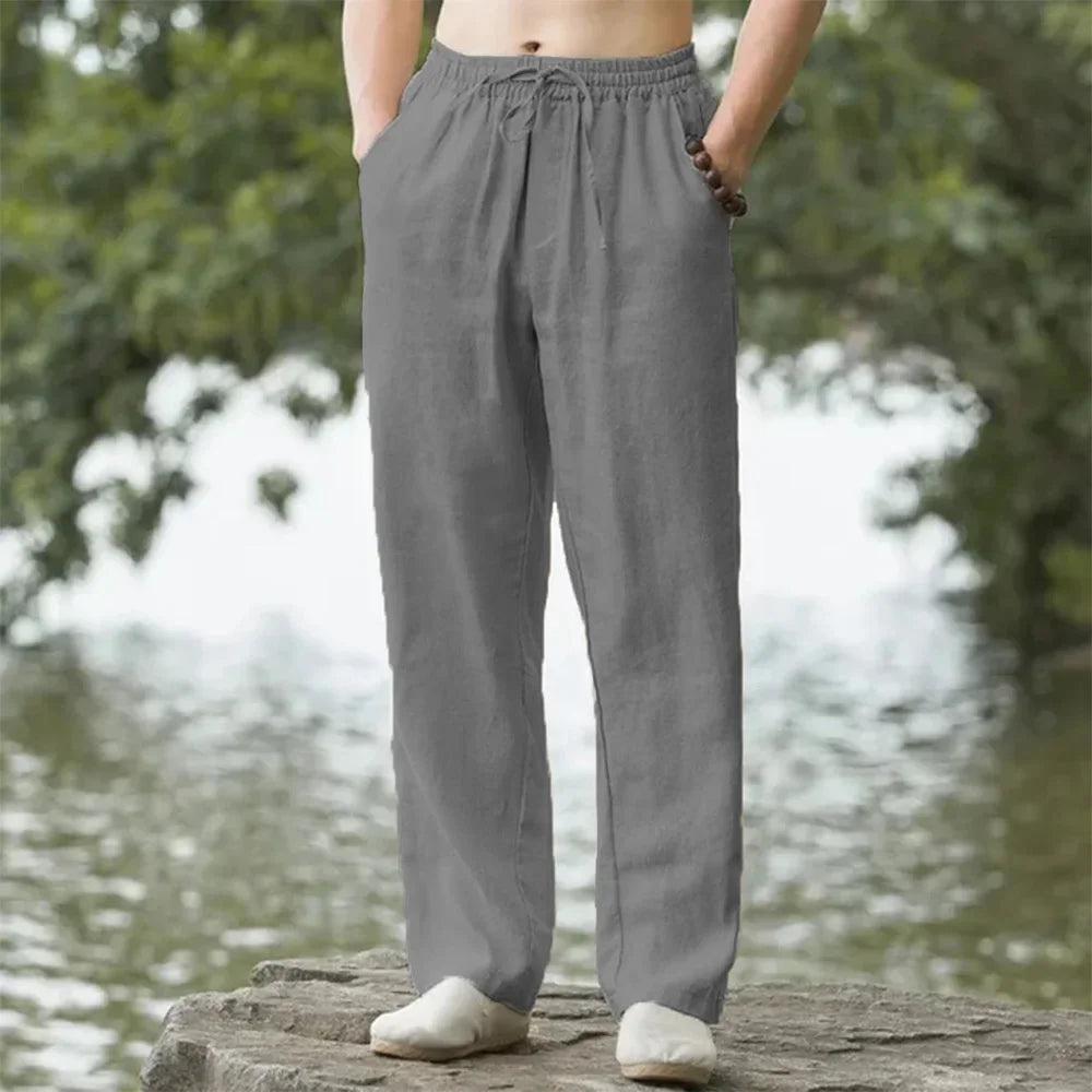 Linen and Cotton Jogger Pants – Lightweight and Breathable