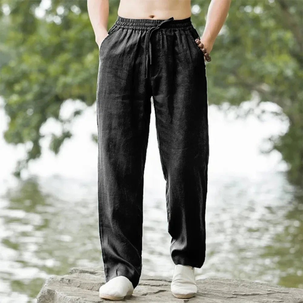 Linen and Cotton Jogger Pants – Lightweight and Breathable