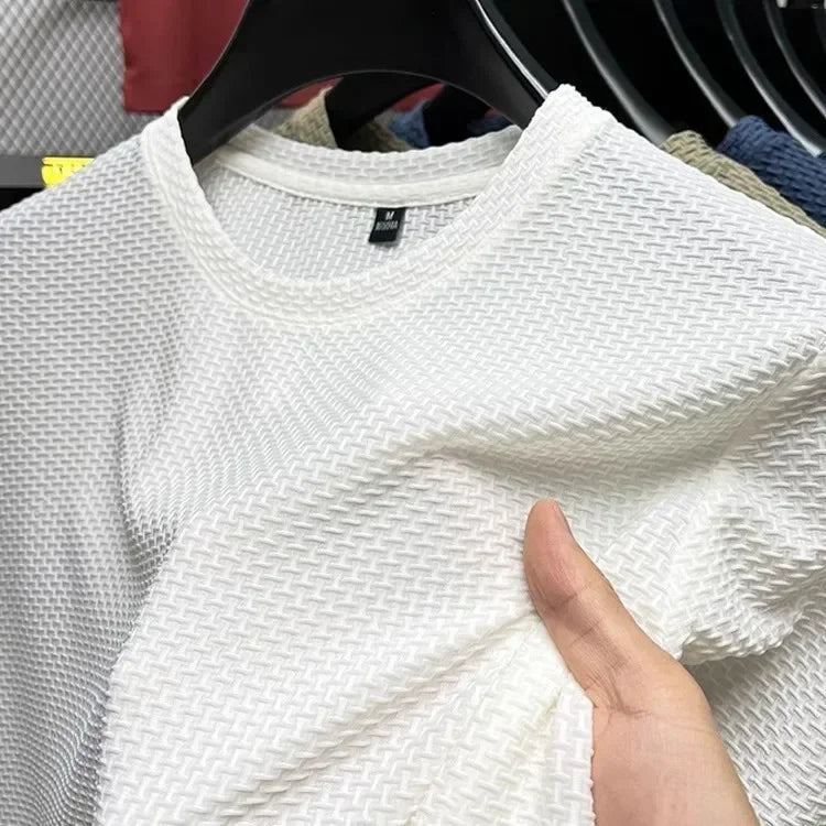 Bamboo Ice-Silk Tee – Lightweight Cooling Comfort for Summer
