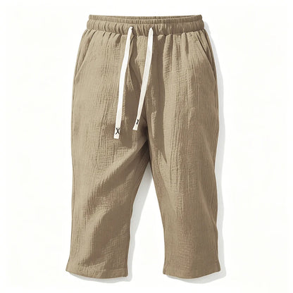 Men's Linen Capri Pants – Lightweight and Cool for Summer