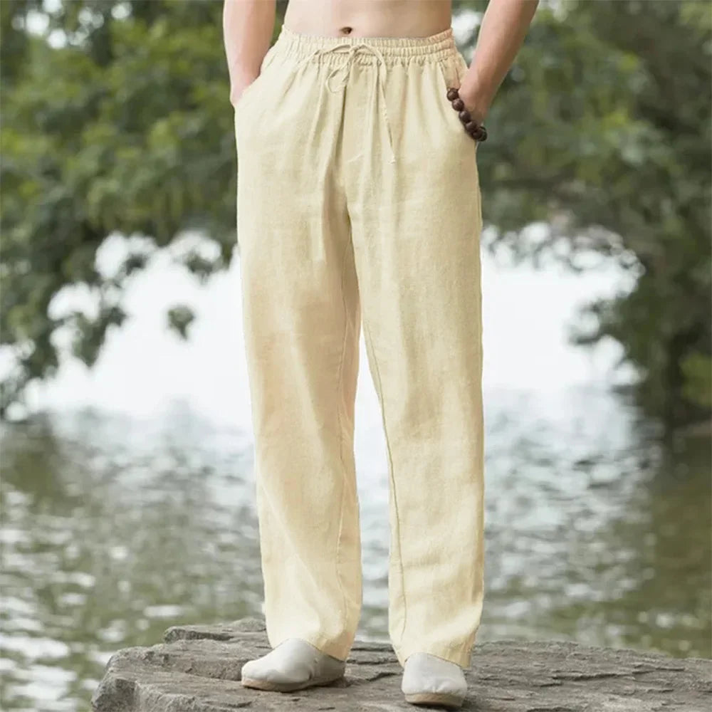 Linen and Cotton Jogger Pants – Lightweight and Breathable