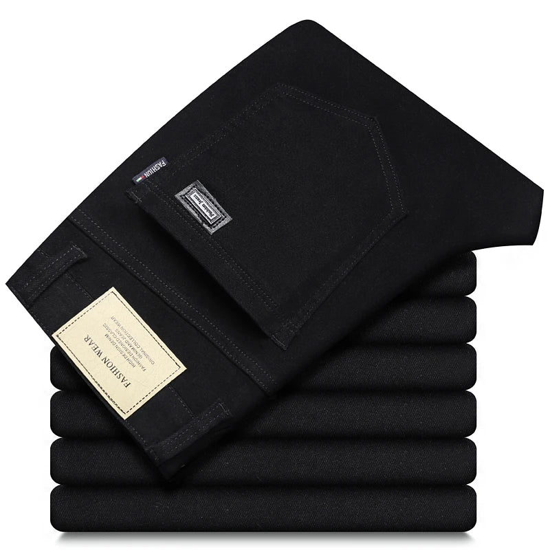 Classic Slim-Fit Jeans – Stretch Cotton