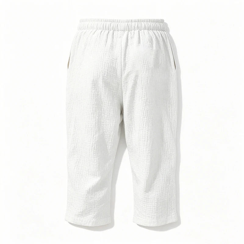 Men's Linen Capri Pants – Lightweight and Cool for Summer
