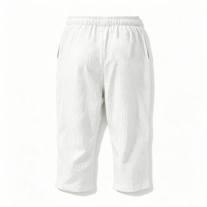 Men's Linen Capri Pants – Lightweight and Cool for Summer