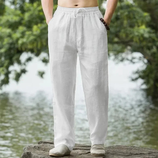 Linen and Cotton Jogger Pants – Lightweight and Breathable