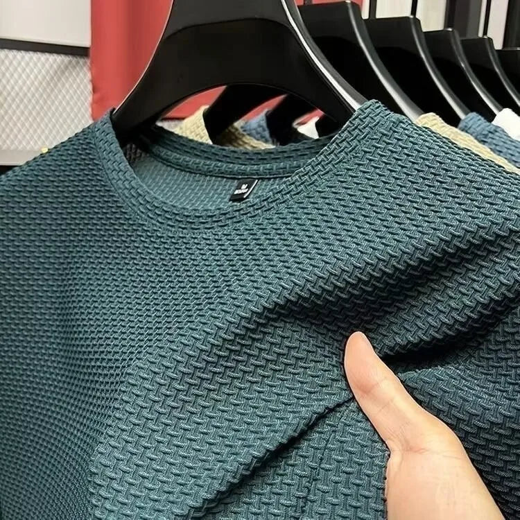 Men's Ice Silk T-Shirt – Cool-Touch, Ultralight for Summer