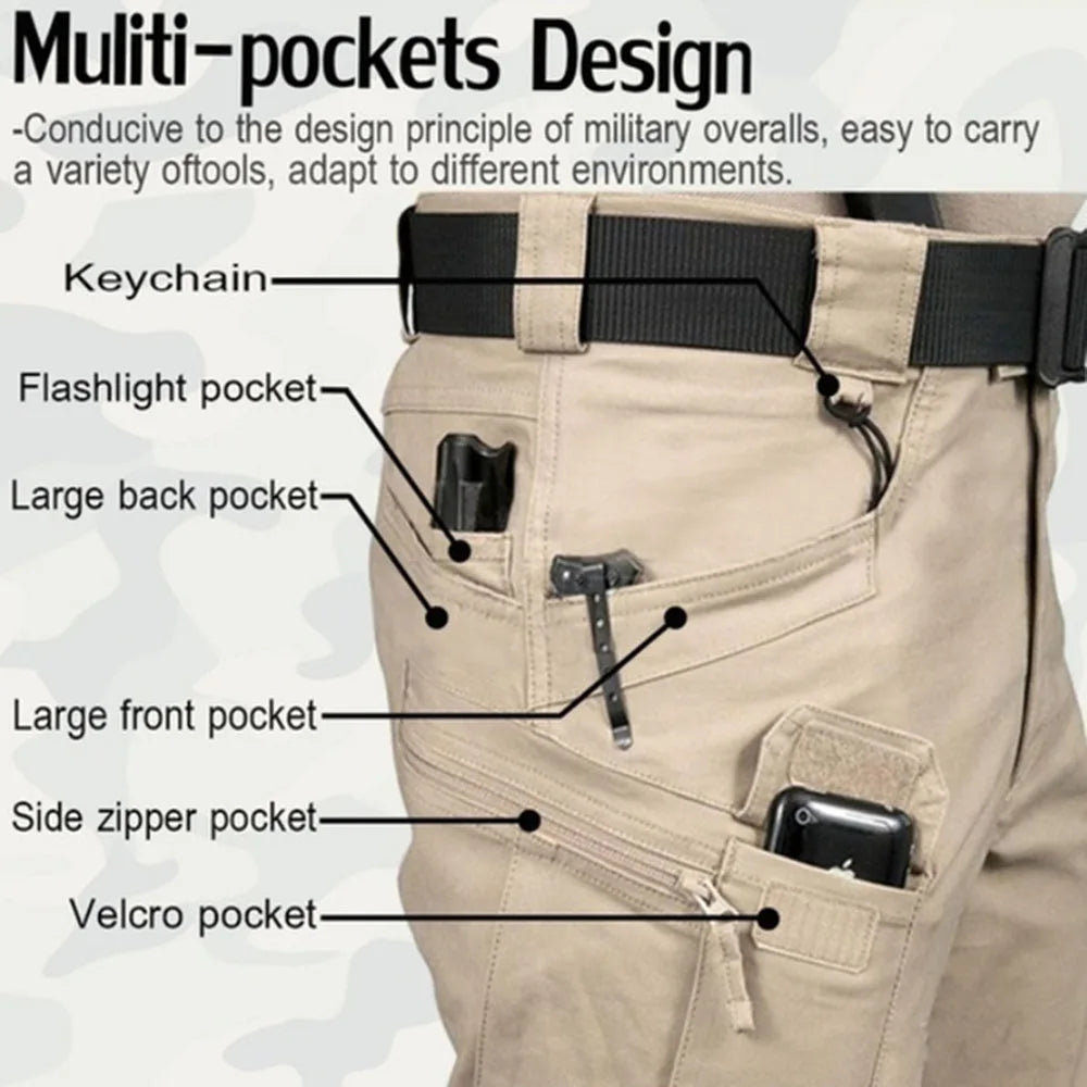 Plus-Size Tactical Cargo Pants – Durable and Functional