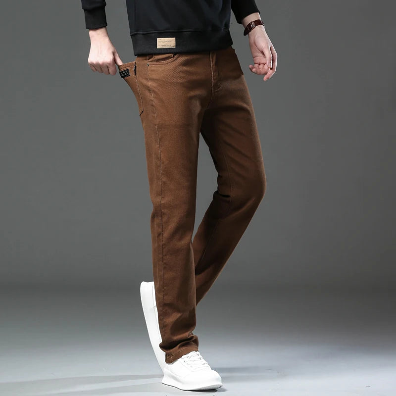 Classic Slim-Fit Jeans – Stretch Cotton